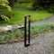 Gardenised Driveway Bollard Rectangle LED Garden Light, Large Black Aluminum Pathway Yard Outdoor Light QI004630.L - alternate 8